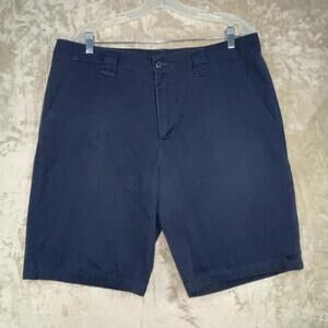 O'Neill Shorts Mens 36 Navy Blue Relaxed Fit Classic Straight